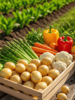 Limburgse aardappelen, groentes en fruit